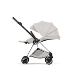 Cybex Mios Fold Cot Travel System Bundle - Style City Grey & Chrome Brown Frame