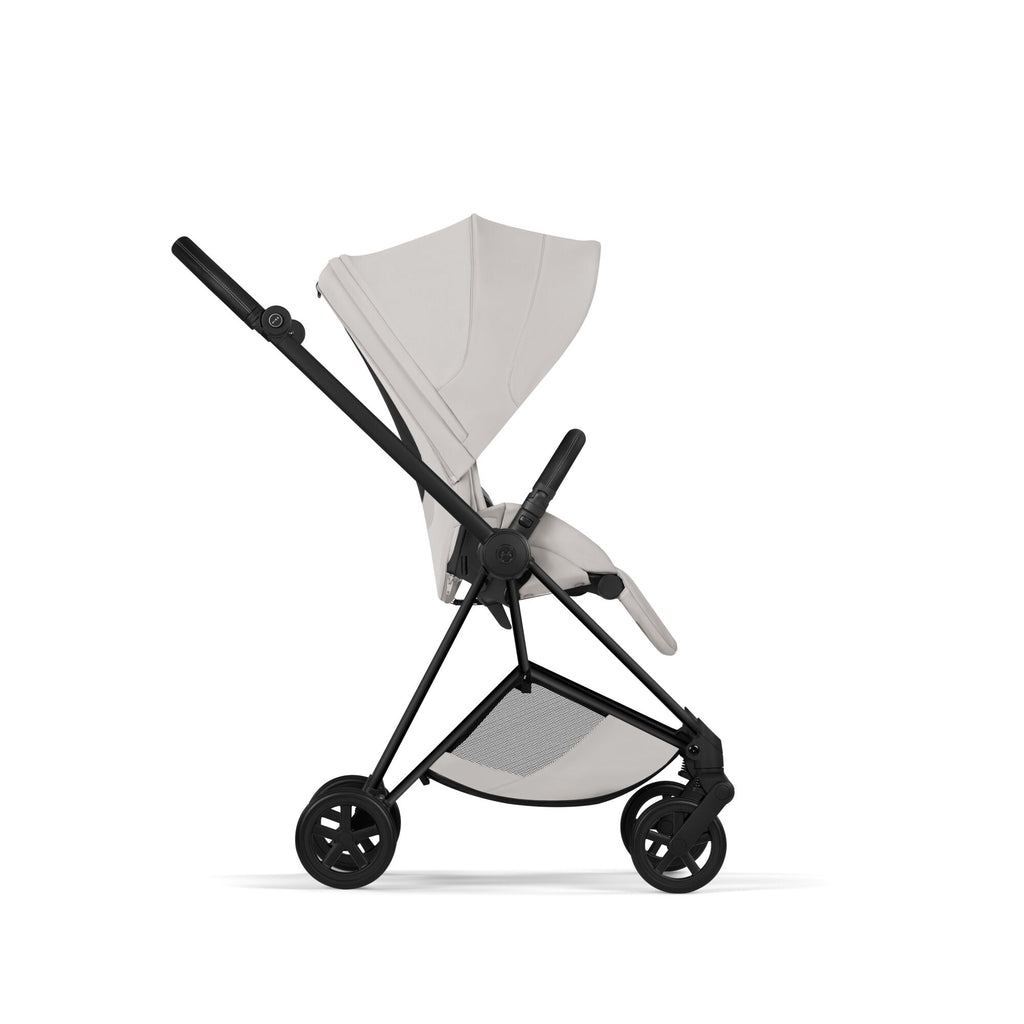 Cybex Mios Fold Cot Ultimate Travel System Bundle - Style City Grey & Matt Black Frame