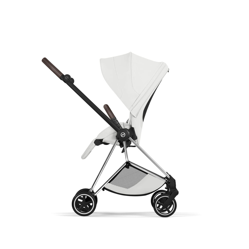 Cybex Mios Style Pushchair - Off White with Chrome Brown Frame