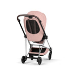 Cybex Mios Style Pushchair & Fold Cot Bundle - Peach Pink & Chrome Brown Frame