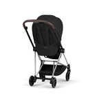 Cybex Mios Style Pushchair & Fold Cot Bundle - Sepia Black & Chrome Brown Frame
