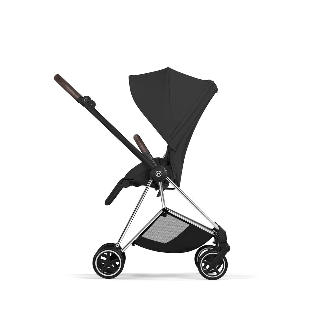 Cybex Mios Fold Cot Travel System Bundle - Style Sepia Black & Chrome Brown Frame