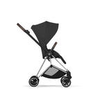 Cybex Mios Fold Cot Ultimate Travel System Bundle - Style Sepia Black & Chrome Brown Frame