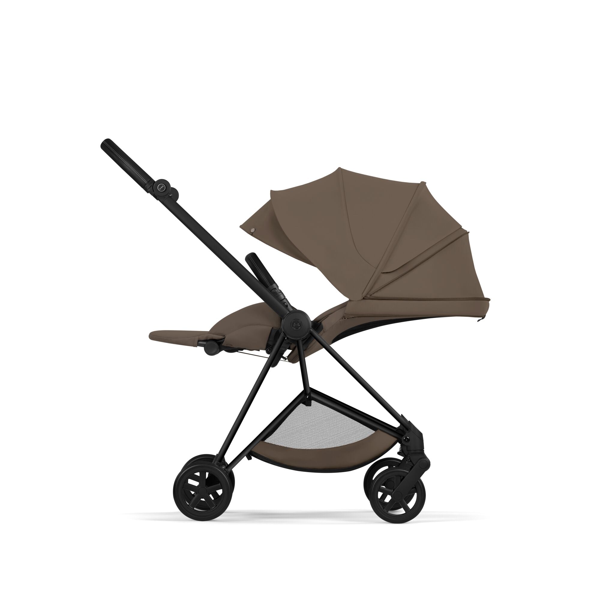 Cybex MIOS Comfort Set (Pushchair & Carrycot) -  Coconut Brown with Matt Black Frame