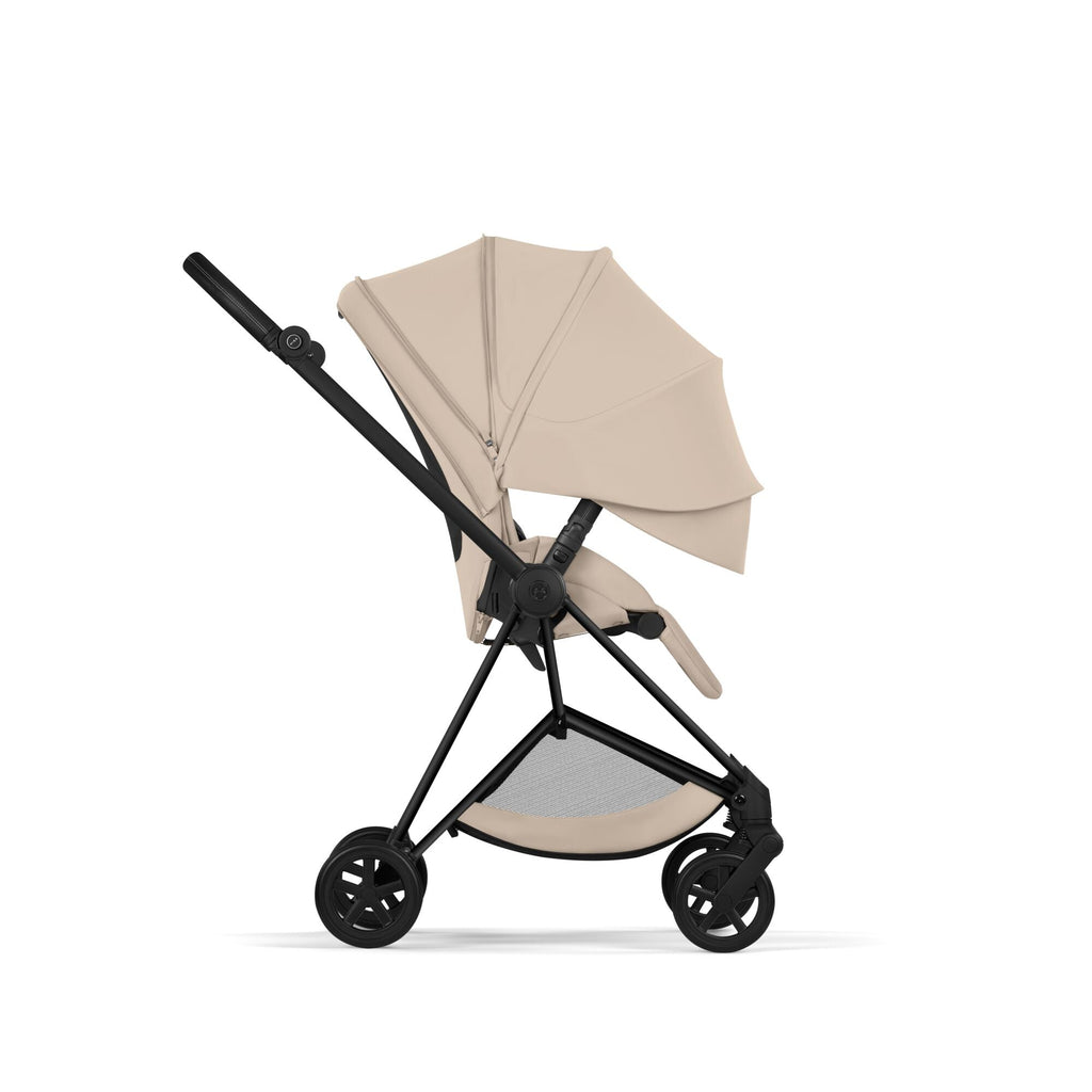 Cybex MIOS Comfort Set (Pushchair & Carrycot) -  Cozy Beige with Matt Black Frame