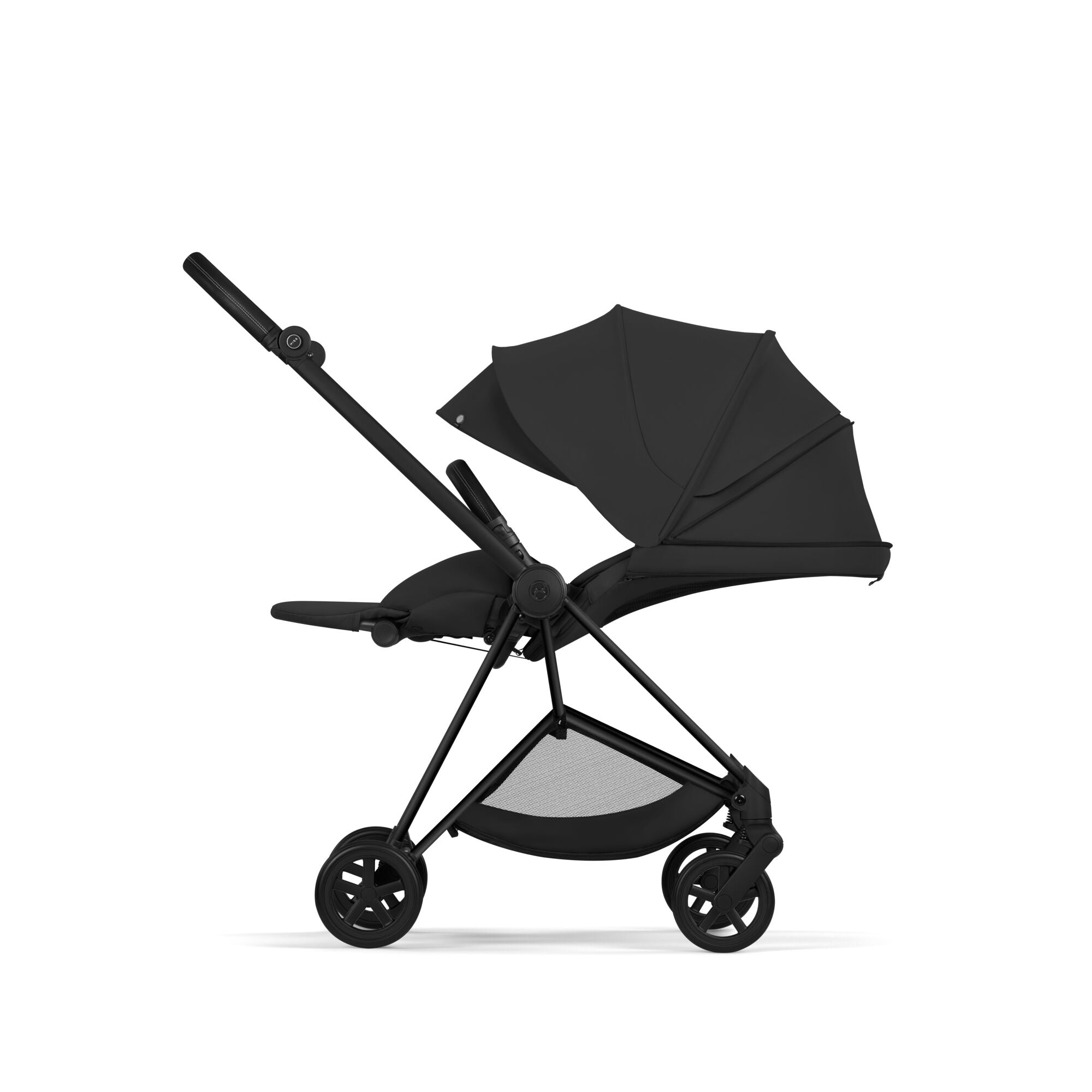 Cybex MIOS Comfort Set (Pushchair & Carrycot) -  Sepia Black with Matt Black Frame