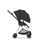Cybex MIOS Comfort Set (Pushchair & Carrycot) -  Sepia Black with Rose Gold Frame