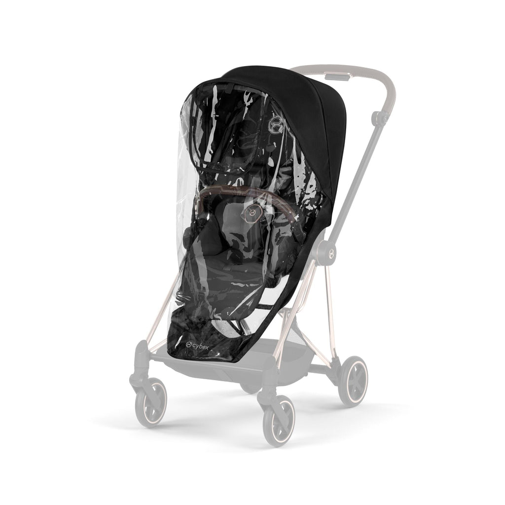 Cybex MIOS Comfort Set (Pushchair & Carrycot) -  Sepia Black with Rose Gold Frame