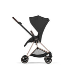 Cybex MIOS Comfort Set (Pushchair & Carrycot) -  Sepia Black with Rose Gold Frame