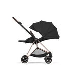 Cybex MIOS Comfort Set (Pushchair & Carrycot) -  Sepia Black with Rose Gold Frame