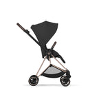 Cybex MIOS Comfort Set (Pushchair & Carrycot) -  Sepia Black with Rose Gold Frame