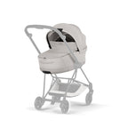 Cybex Mios Fold Cot Travel System Bundle - Style City Grey & Chrome Brown Frame