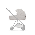 Cybex COYA Fold Cot Ultimate Travel System Bundle - Style City Grey & Chrome Brown Frame