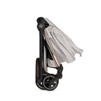 Cybex COYA Fold Cot Ultimate Travel System Bundle - Style City Grey & Chrome Brown Frame