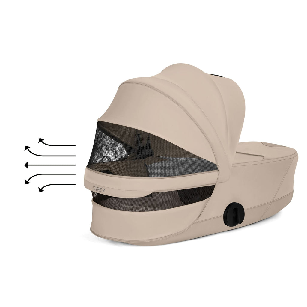 Cybex MIOS/COYA Style Foldable Carrycot - Cozy Beige