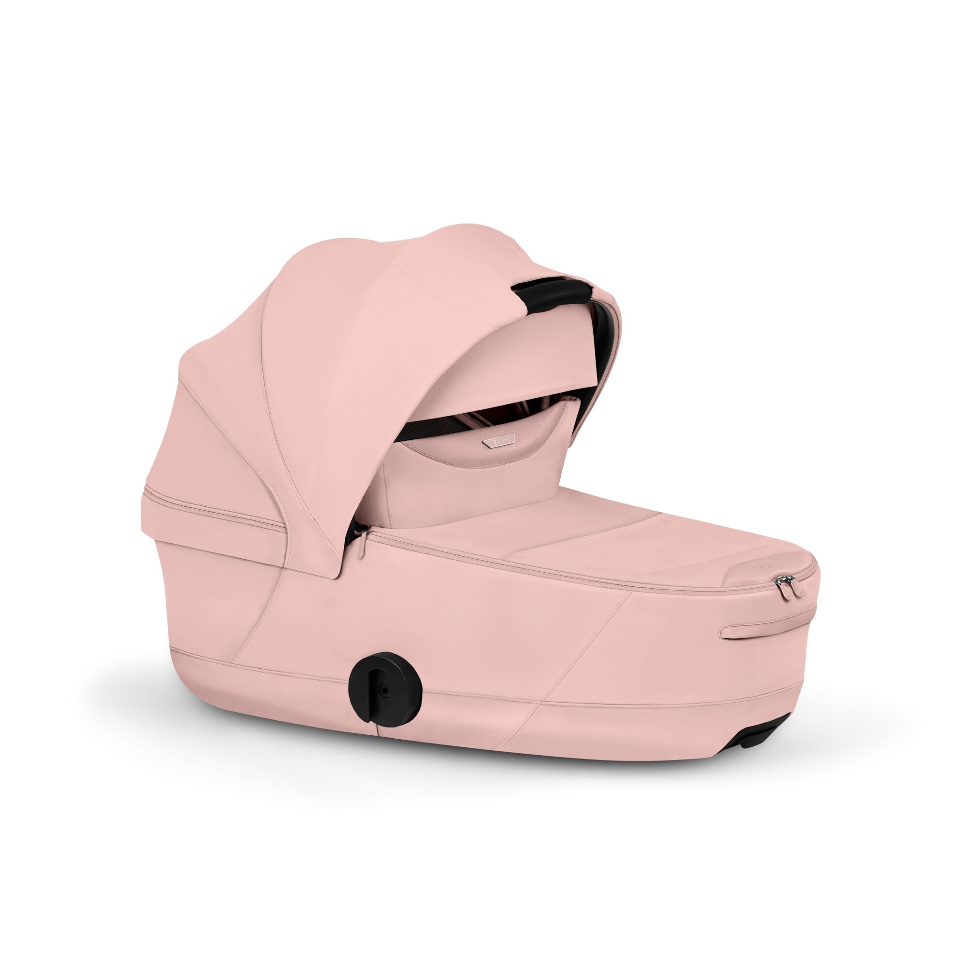 Cybex Mios Fold Cot Travel System Bundle - Style Peach Pink & Rose Gold Frame