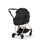 Cybex Mios Style Pushchair & Fold Cot Bundle - Sepia Black & Chrome Brown Frame