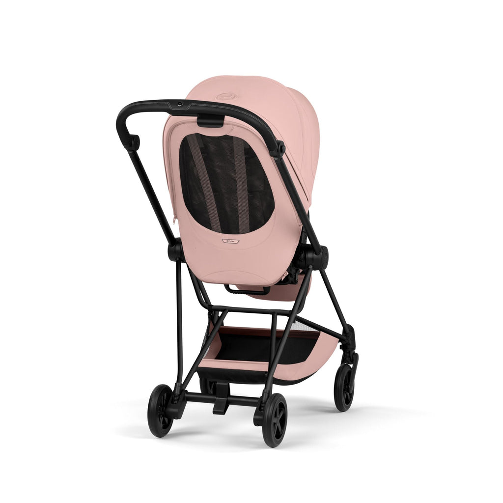 Cybex Mios Fold Cot Ultimate Travel System Bundle - Style Peach Pink & Matt Black Frame
