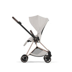 Cybex Mios Fold Cot Travel System Bundle - Style City Grey & Rose Gold Frame