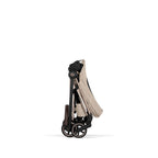 Cybex Mios Style Pushchair & Fold Cot Bundle - Cozy Beige & Rose Gold Frame