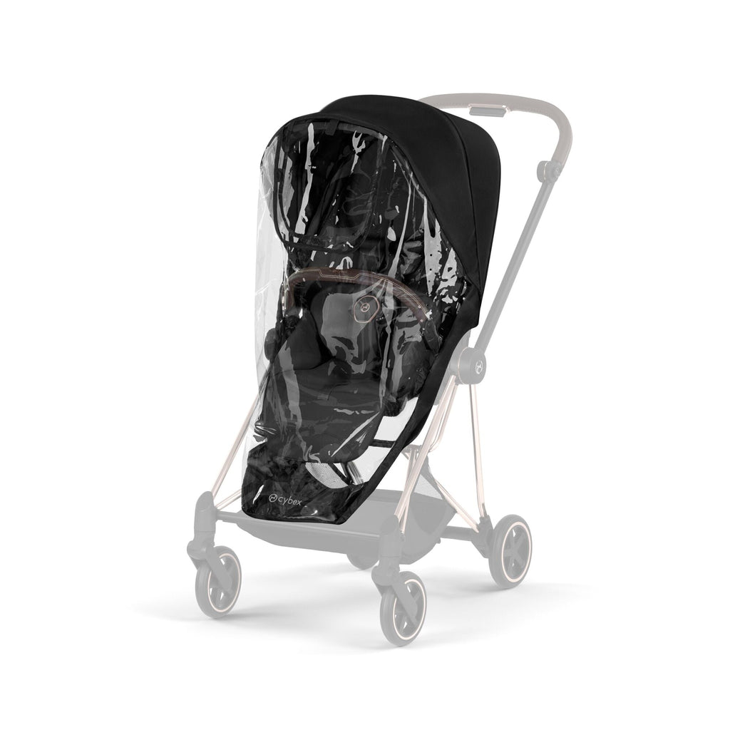 Cybex Mios Fold Cot Travel System Bundle - Style Peach Pink & Rose Gold Frame