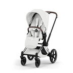 Cybex Priam Style Pushchair - Off White with Chrome Brown Frame