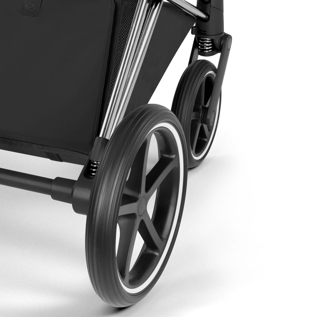 Cybex Priam Style Pushchair - Off White with Chrome Brown Frame