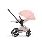Cybex Priam Style Pushchair - Peach Pink with Chrome Brown Frame