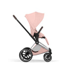 Cybex Priam Style Pushchair - Peach Pink with Chrome Brown Frame