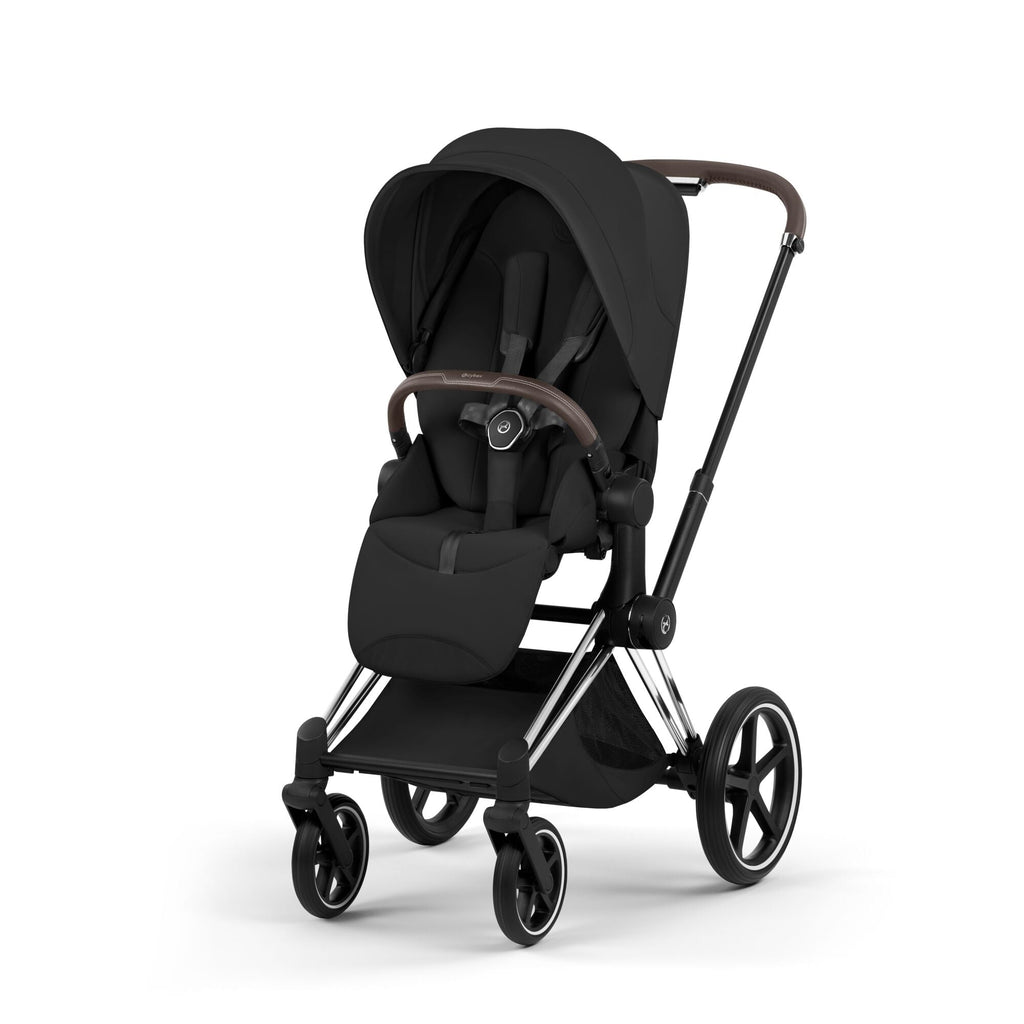 Cybex Priam Style Pushchair - Sepia Black with Chrome Brown Frame