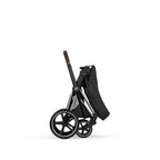 Cybex PRIAM Fold Cot Accessory Bundle - Style Sepia Black & Chrome Brown Frame
