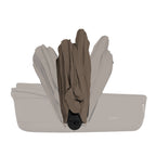 Cybex Priam Comfort Set  (Pushchair & Carrycot) - Coconut Brown with Matt Black Frame