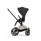 Cybex Priam Comfort Set  (Pushchair & Carrycot) - Sepia Black with Rose Gold Frame