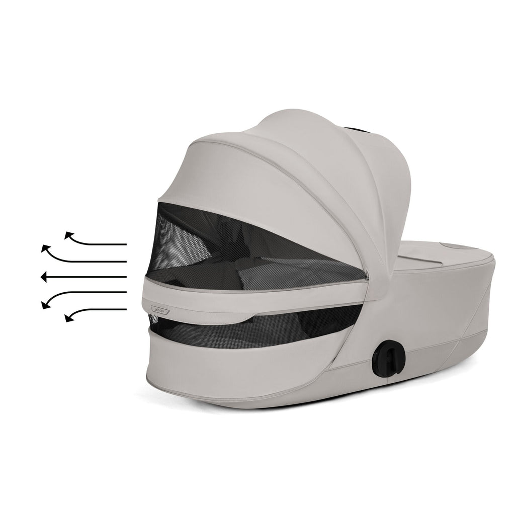 Cybex PRIAM Style Foldable Carrycot - City Grey