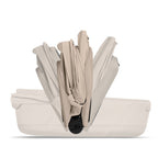 Cybex e-PRIAM Fold Cot Accessory Bundle - Style Cozy Beige & Matt Black Frame