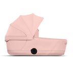 Cybex e-PRIAM Fold Cot Accessory Bundle - Style Peach Pink & Chrome Brown Frame