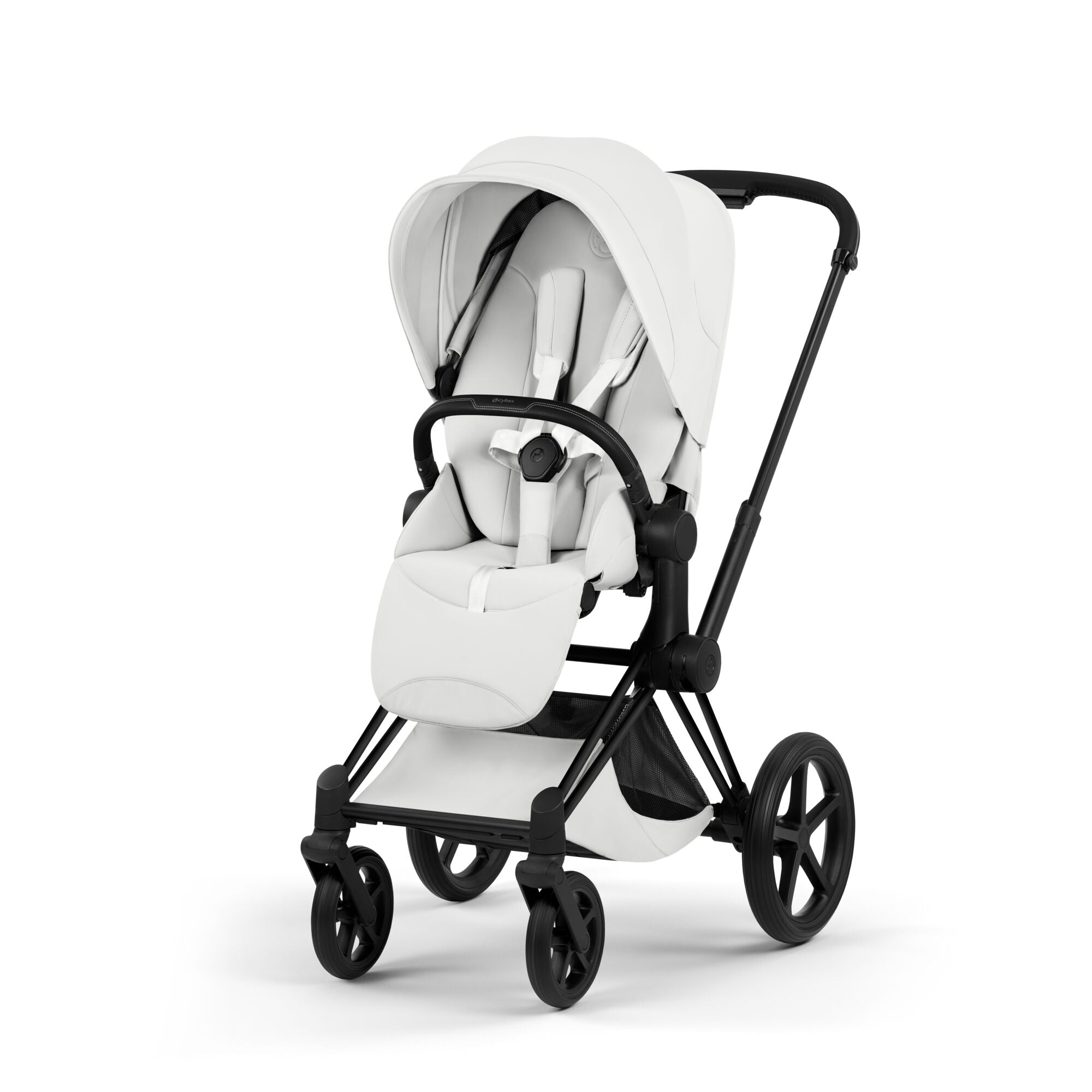 Cybex Priam Style Pushchair - Off White with Matt Black Frame