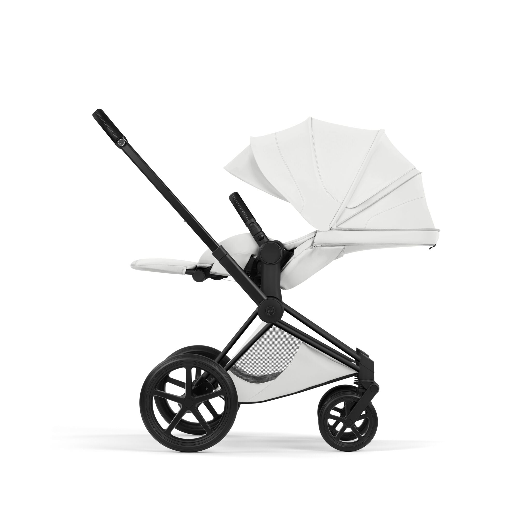 Cybex Priam Style Pushchair - Off White with Matt Black Frame