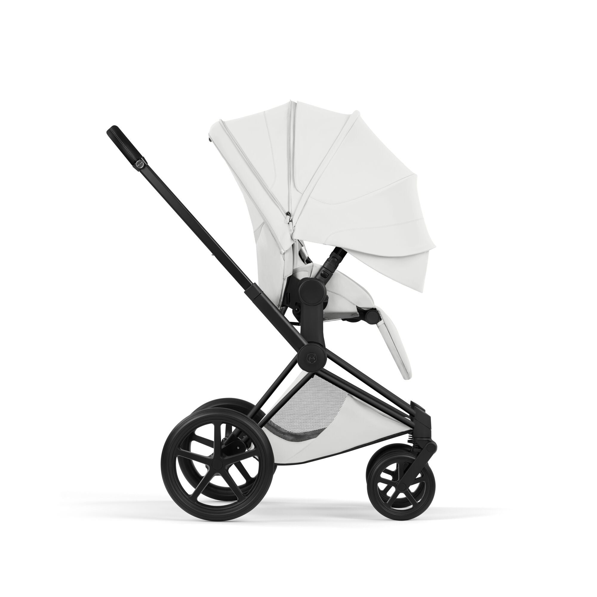 Cybex Priam Style Pushchair - Off White with Matt Black Frame