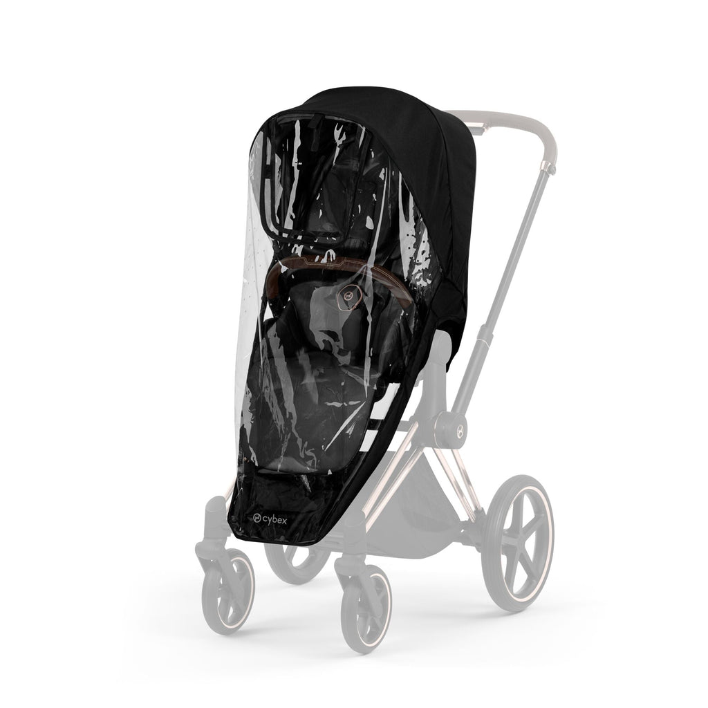Cybex PRIAM Fold Cot Travel System Bundle - Style Peach Pink & Matt Black Frame