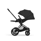 Cybex PRIAM Fold Cot Travel System Bundle - Style Sepia Black & Matt Black Frame
