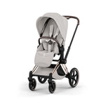Cybex Priam Style Pushchair - City Grey with Rose Gold Frame