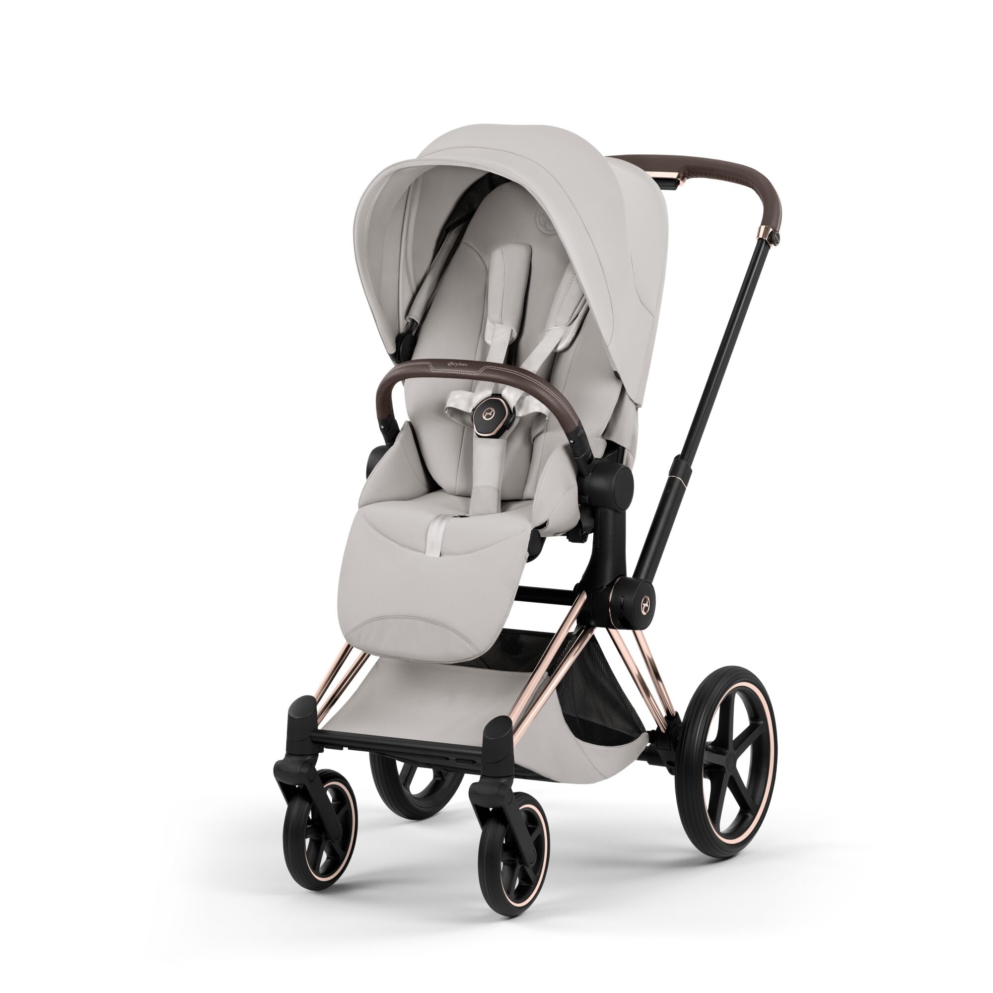 Cybex Priam Style Pushchair - City Grey with Rose Gold Frame