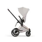 Cybex Priam Style Pushchair - City Grey with Rose Gold Frame