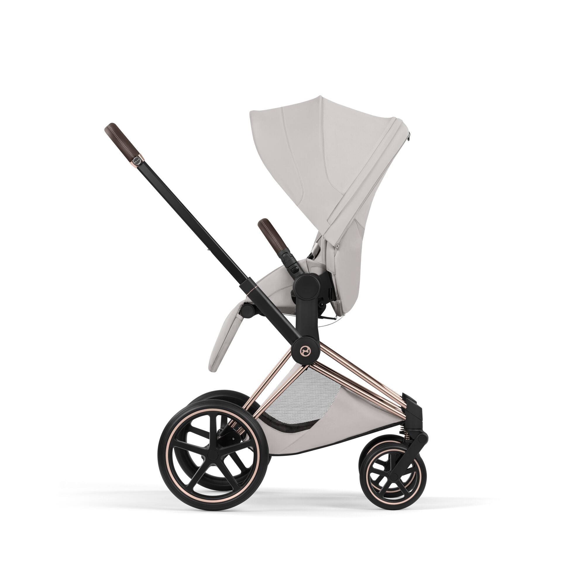 Cybex Priam Style Pushchair - City Grey with Rose Gold Frame