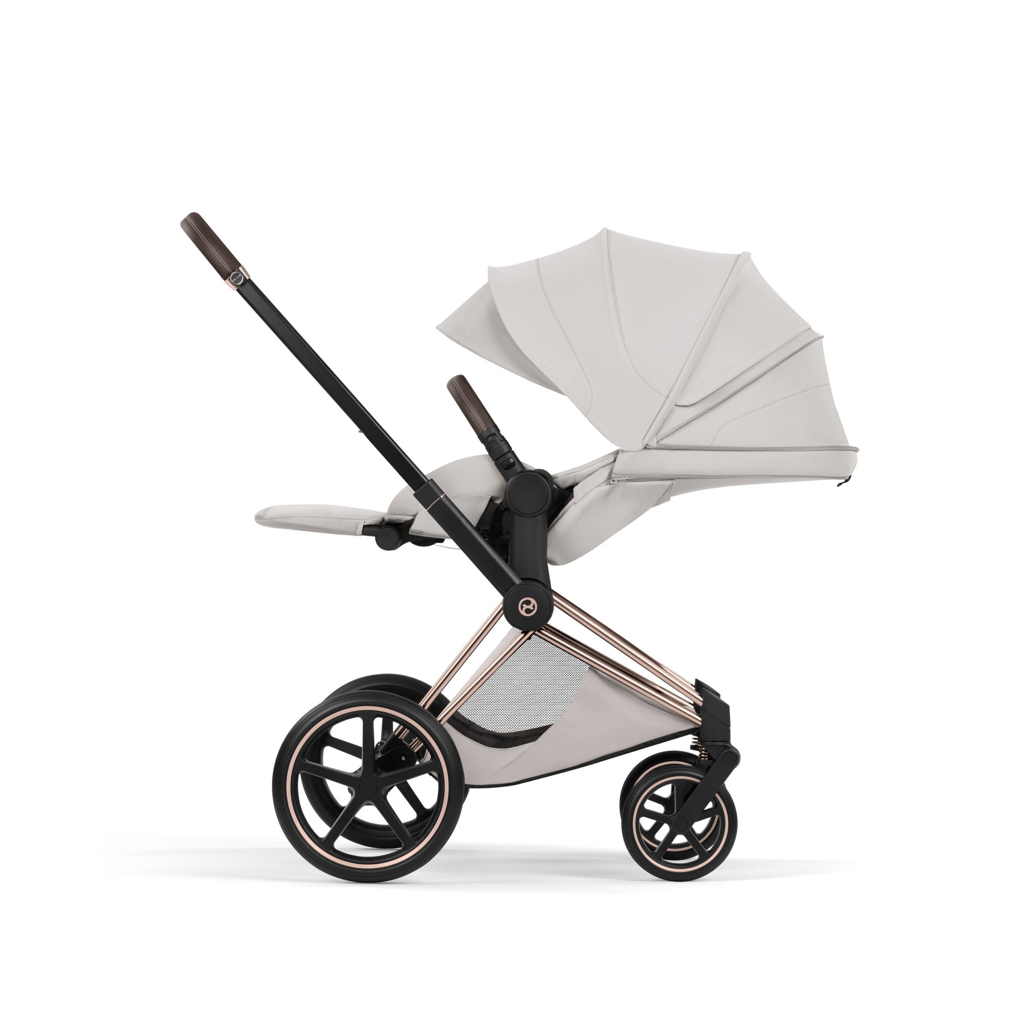 Cybex Priam Style Pushchair - City Grey with Rose Gold Frame