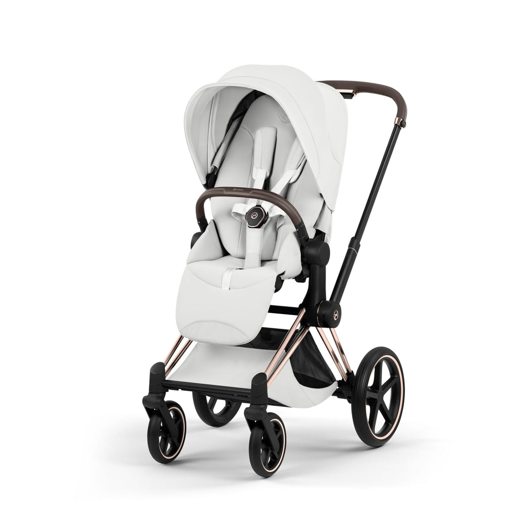Cybex Priam Style Pushchair - Off White with Rose Gold Frame