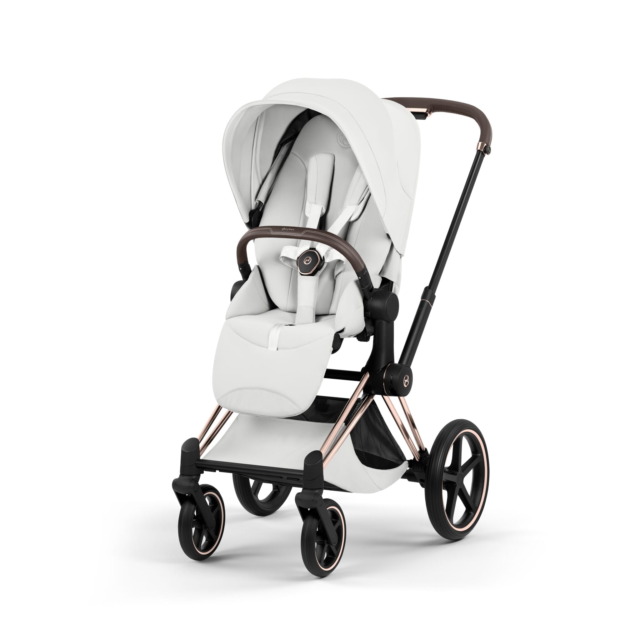 Cybex Priam Style Pushchair - Off White with Rose Gold Frame