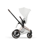 Cybex Priam Style Pushchair - Off White with Rose Gold Frame