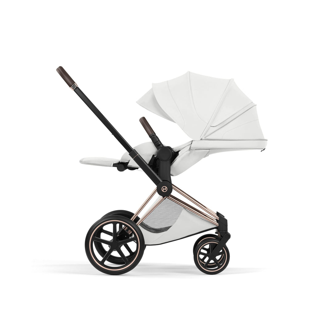 Cybex Priam Style Pushchair - Off White with Rose Gold Frame